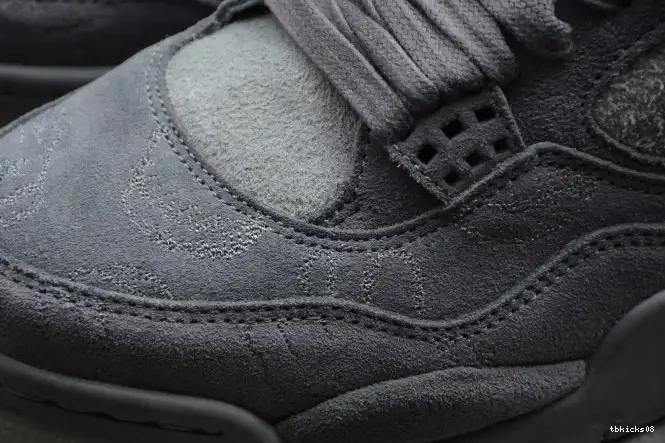 Cheap TBkick x KAWS Air Cool 4 930155-003 Grey Jordan 0522